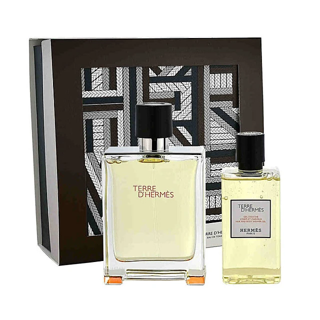 Set Hermès Terre D`Hermes Edt 100ml + Shower Gel 80ml  - Kozmo - 3346130433736